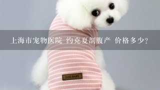 上海市宠物医院 约克夏剖腹产 价格多少?
