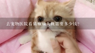 去宠物医院看猫癫痫大概需要多少钱？