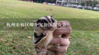 杭州余杭区哪个宠物医院负责？