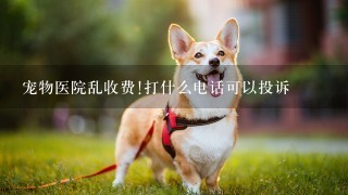 宠物医院乱收费!打什么电话可以投诉