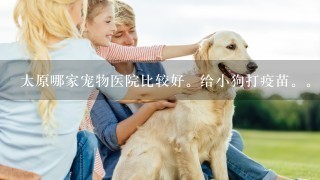 太原哪家宠物医院比较好。给小狗打疫苗。价格合理。