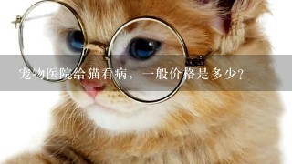 宠物医院给猫看病，1般价格是多少？