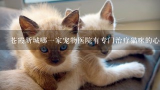 苍霞新城哪一家宠物医院有专门治疗猫咪的心脏病呢