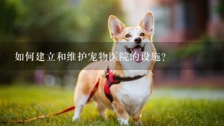 如何建立和维护宠物医院的设施?